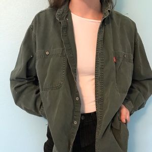 Vintage Levi’s Army Green Denim Jacket